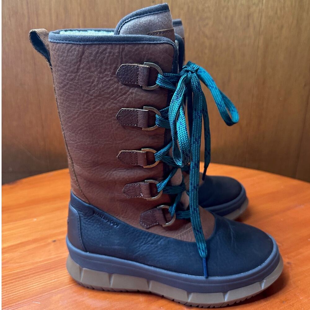 NWOT - Sperry Kittery Waterproof Leather Lace-up Winter Boots - Sz 7.5